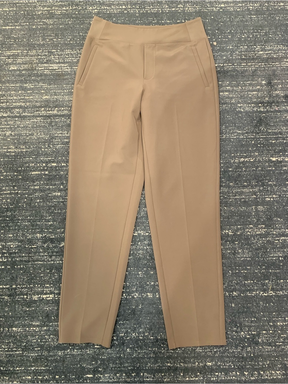 Athleta Women's Endless High Rise Pants in Taupe / Pyrite
